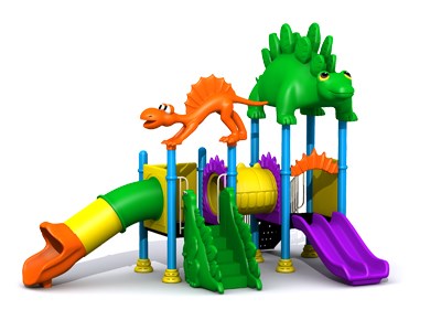 Parque de dinosaurios con tobogán TQ-ZLJ129-1